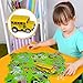Perfect Life Idea School Bus Vehicle Puzzle Track Play Set - Battery Operated Toy Themed Style Vehicle Runs on Interchangeable Puzzle Tracks - Make up to 50 Track Combinations