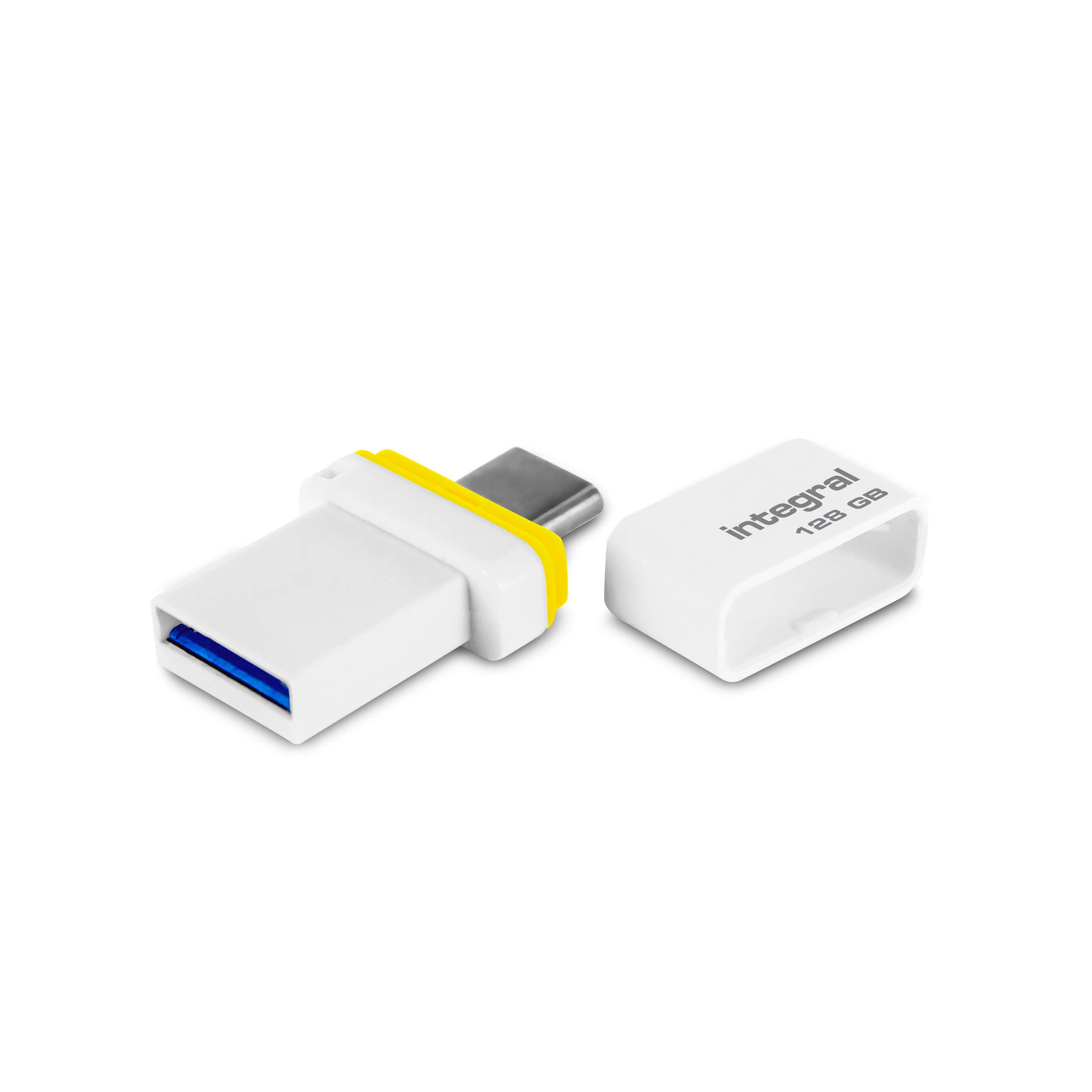 Integral 128Gb USB Memory 3.0 Flash Drive Dual Connector Type-C Up To 200MB/s