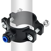 DALQUIS 1 Pack Drain Saddle Valve with 1/4&rdquo; Quick Connect | for Under-Sink Reverse Osmosis Systems Fit RO System Water Filter