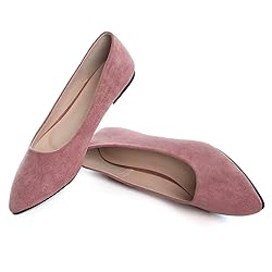 ChaiRong Zhou Casual Flats for Women Soft Suede