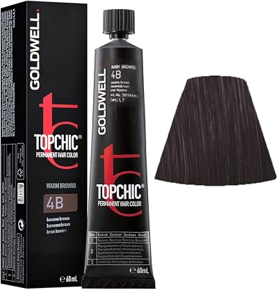 Goldwell Topchic Permanent Hair Colour 4B Havana Brown 60 ml