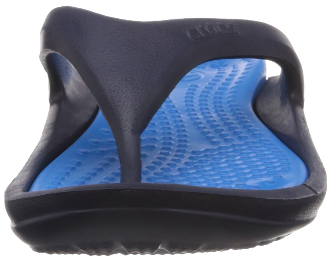 crocs unisex athens ii navy ocean flip flops and house slippers