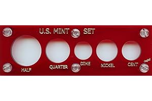 Capital Plastics 2x6 Holder - US MINT SET in Red