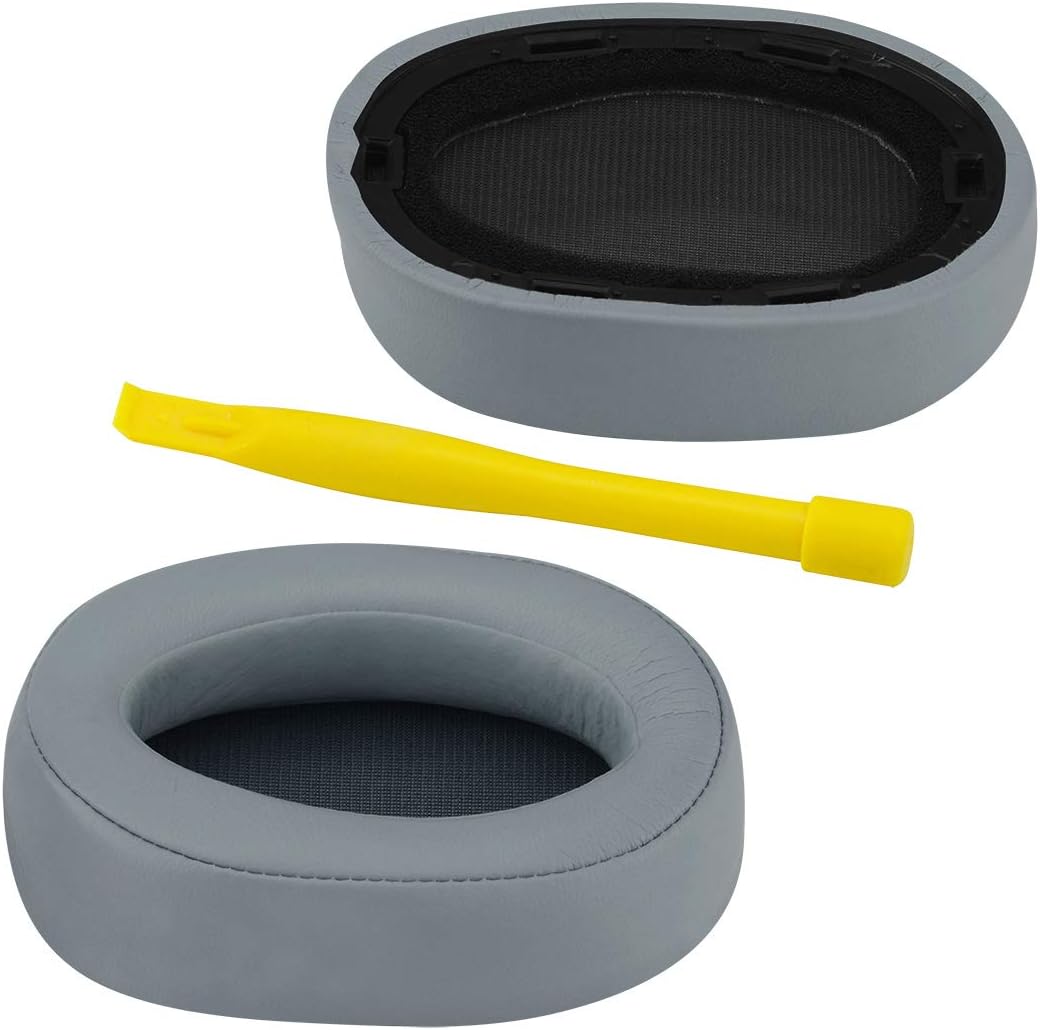 Geekria Replacement Ear Pads for Sony MDR-100ABN, WH-H900N Headphones Ear Cushions, Repair Parts (Grayish Green) - Image 3