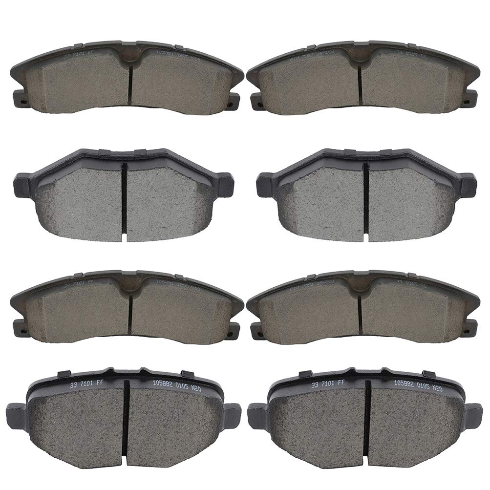 SCITOO D1611 D1612 Front Rear Ceramic Brake Pads
