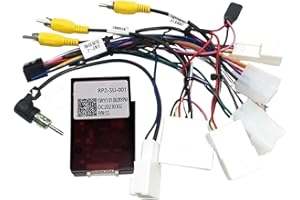 16 PIN Wiring Harness Bo Compatible With Subaru XV, Impreza 2017-2019, Forester 2019+ WRX STI With Factory Harman Kardon Audi