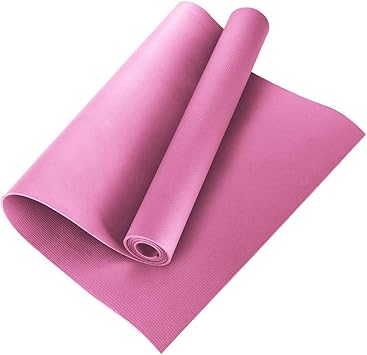 Hughdy Esterilla de yoga fina de 4 mm de EVA antideslizante, para yoga en casa, gimnasio, ejercicios, pilates, gimnasia, esterilla de fitness: Amazon.es: Deportes y aire libre