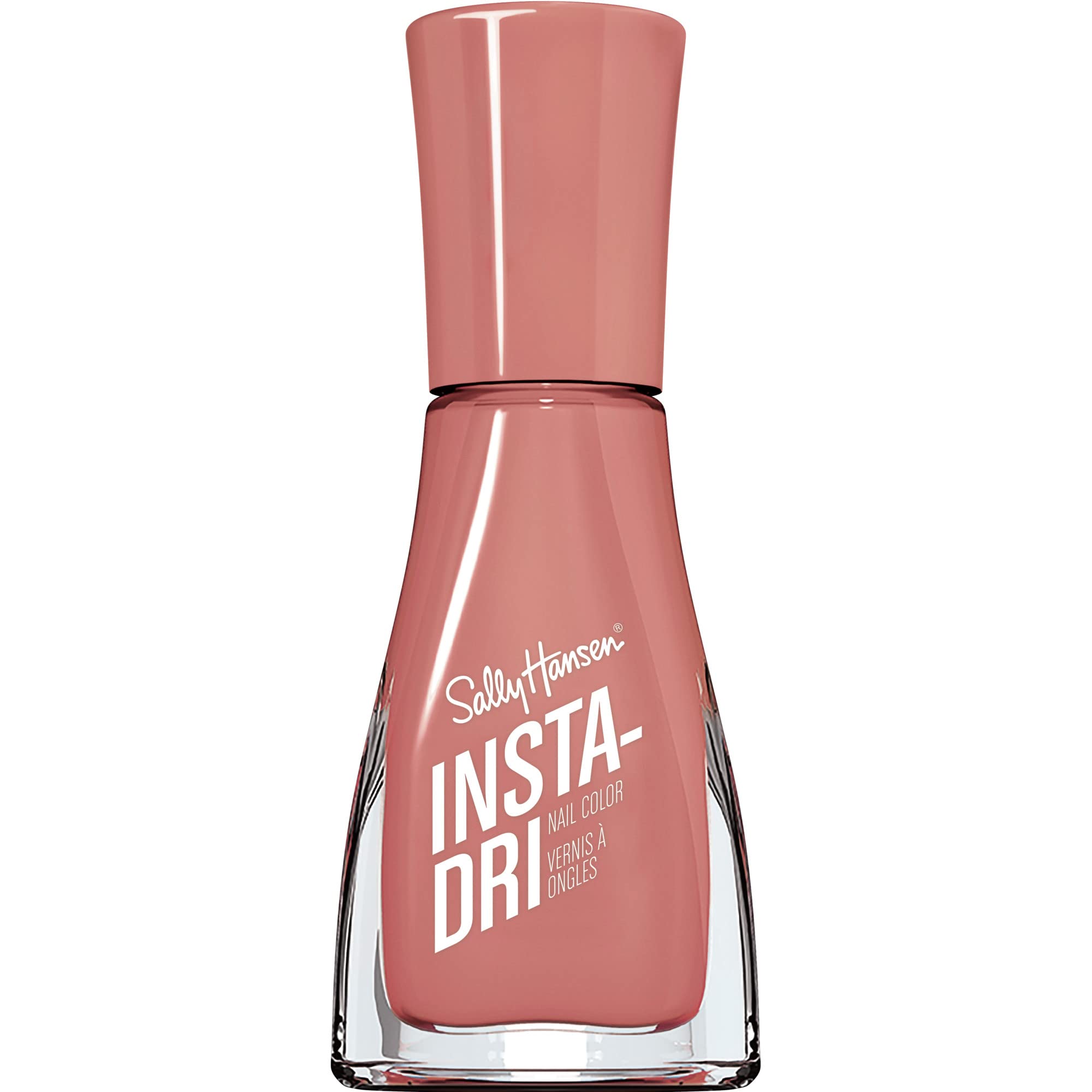 Sally Hansen Insta-Dri Nail Polish, Mauve It, 60 Seconds Quick Drying, Long Lasting, Streak Free, Shiny Finish, 3-in-1 Formula, Built in Base and Top Coat, 9.17ml