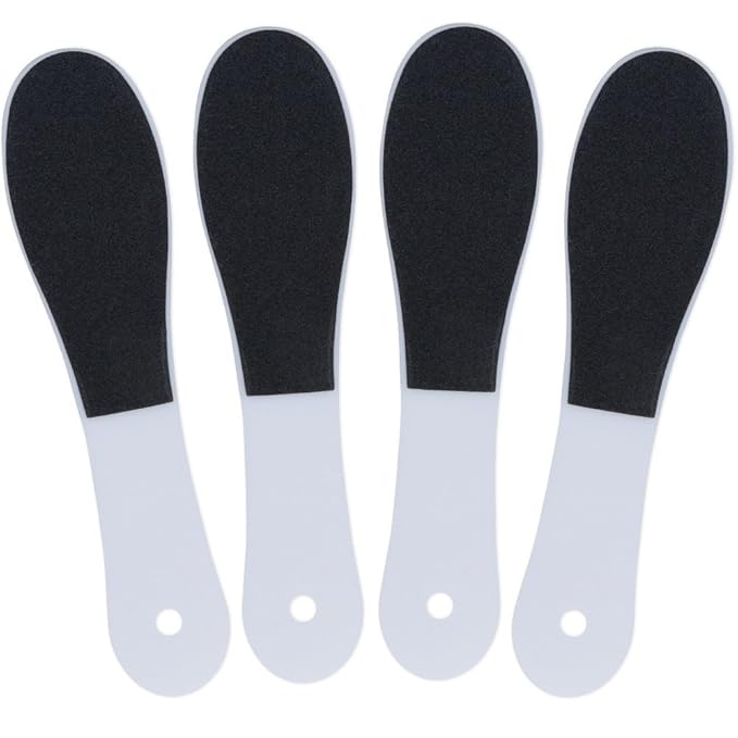Rovtop 4 Packs Double Sided Foot Files for Foot care Amazon.co.uk Beauty