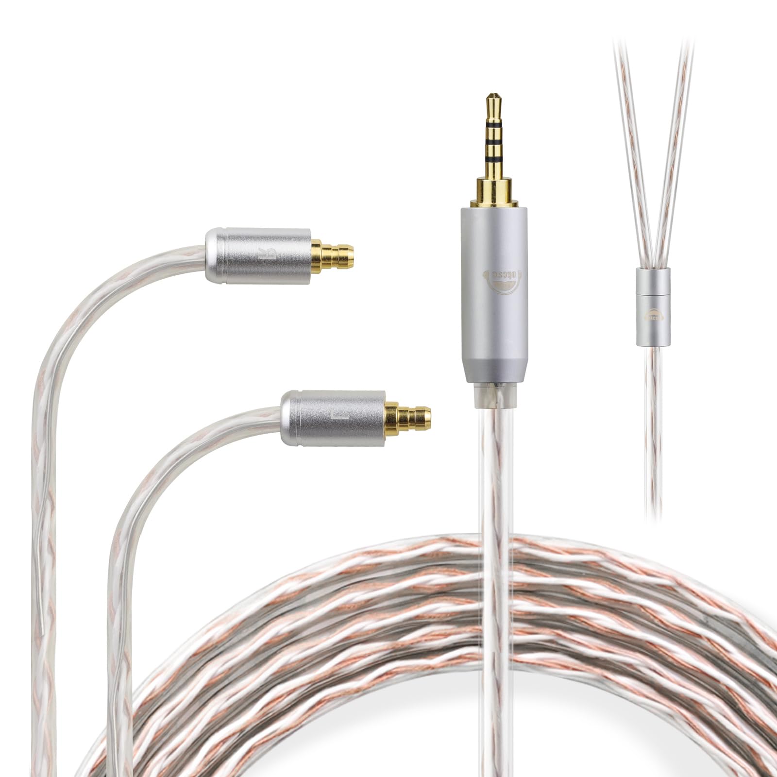 okcsc IE400 to 2.5MM 4 Core Upgraded Replacement Audio Cable Earphones Cable For SENNHEISER IE100 IE400 IE500 1.2M/3.9FT