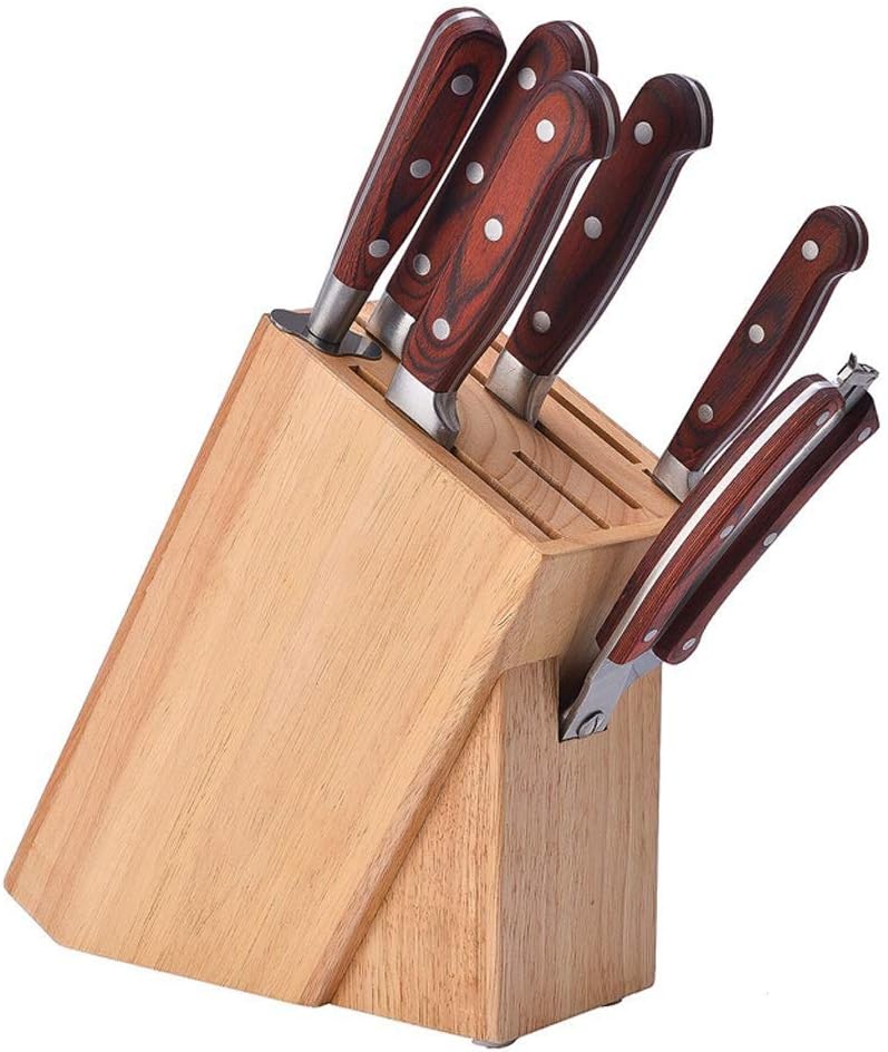 Holder Organizer-Wooden Knife Block 