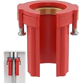 Faucet Nut Plastic Faucet Mounting Nut Anti Loosen Fixing Lock | Kitchen Sink Faucet Replacement Parts for Threaded Pipe 32mm OD