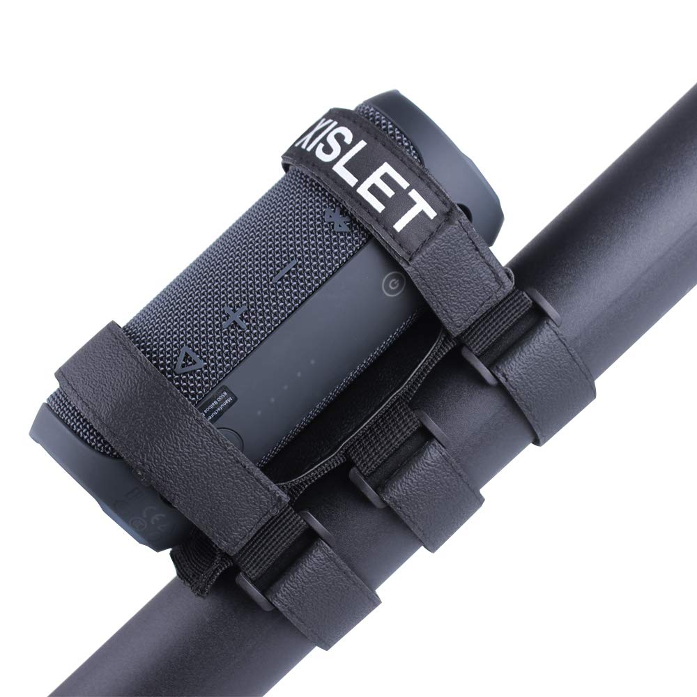 Xislet Portable Speaker Mount for UTV Sound Bar Golf Cart Ebike Scooter Boat Railing Removable Bluetooth Wireless JBL Speaker Holder Strap Fits JBL Charge 5 6 Flip 5 6 Side by Side Accessories