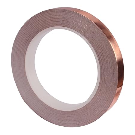 25m Abschirmband Kupferfolie,Selbstklebend Klebeband Kupferband Copper Foil Tape für Anti-Wurm Schutz der Elektronik und des 
