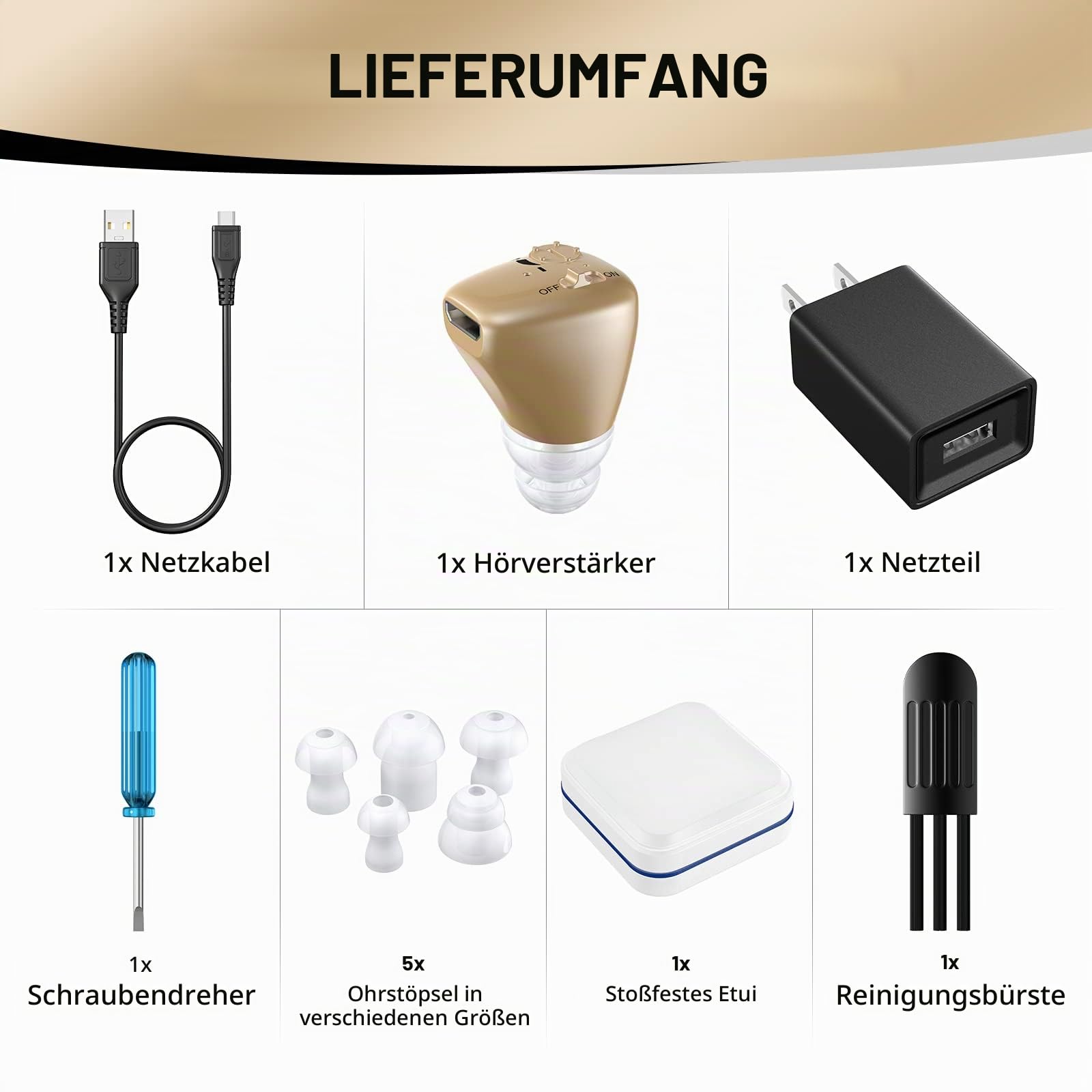 Wiederaufladbarer Soundverstärker mit digitaler Rauschunterdrückung für tragbares Tragen 8