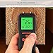 Meterk Handheld Mini Wood Moisture Meter Digital LCD Lumber Damp Meter Detector Tester 2 Pin Probe Range 2%～70%