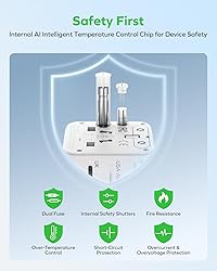 MOMAX Mini Universal Travel Adapter Worldwide, 2