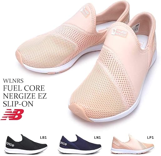 Amazon ニューバランス スニーカー レディース Wlnrs スリッポン Fuel Core Nergize Ez Slip On 軽量 ウォーキング カジュアル Lb1 Ln1 Lp1 Ln1 ネイビー 22 5cm Us5 5 ウォーキング
