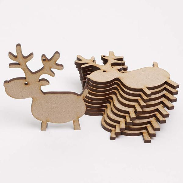 Download 10 Wooden Reindeer Stag Blank Craft Shapes Christmas Embellishments Decorations Other Scrapbooking Embellishments Art Craft Supplies Plastpath Com Br PSD Mockup Templates