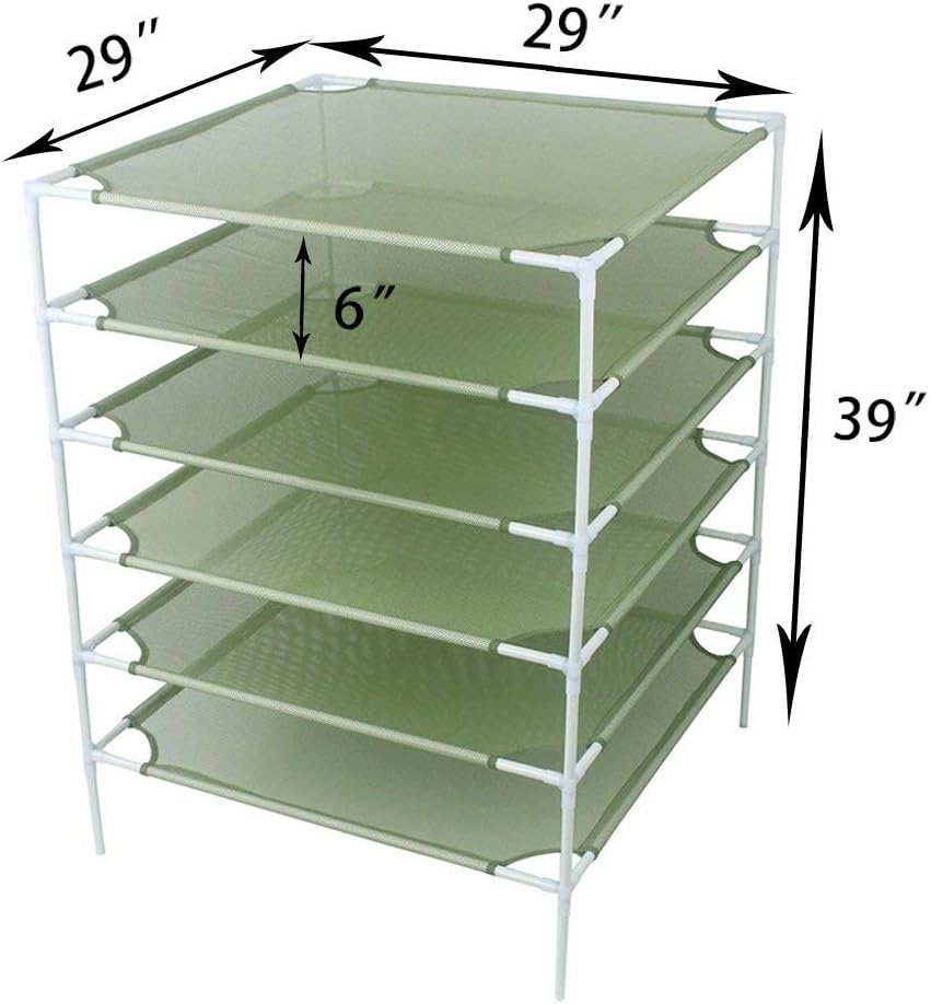 Bohofarm Sweater Drying Rack Clother Dryer For Garment Herb 6 Tier