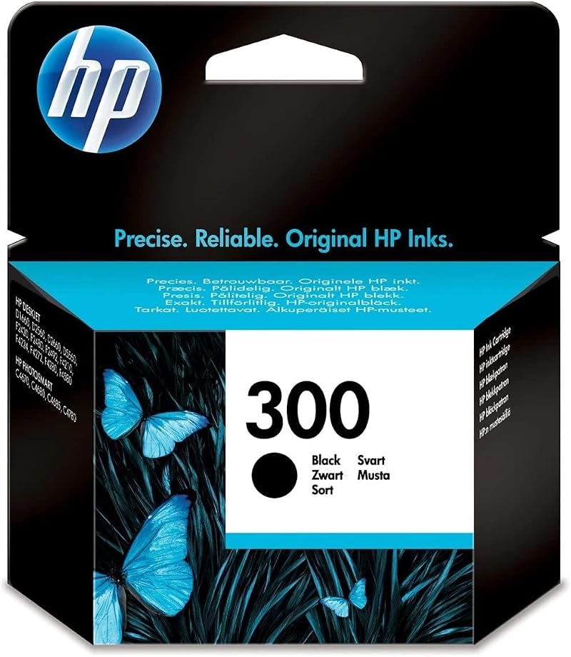 HP CC640EE 300 Black Original Ink Cartridge Single Pack 200 Pages