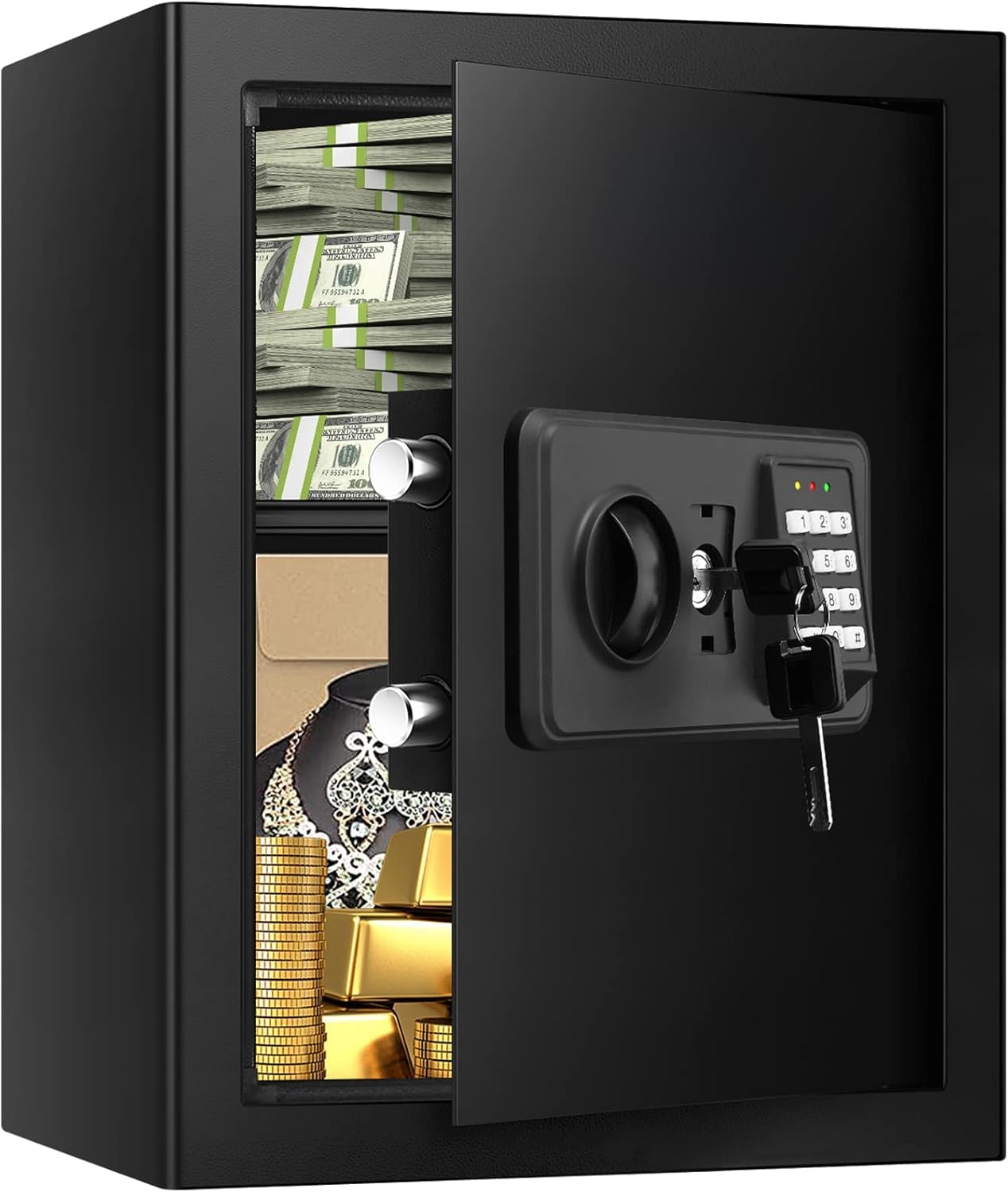 3.0 Cubic Large Fireproof Safe for Home Use, Digital Home Security Safe ...