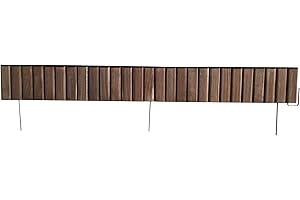ECO-GREEN WOOD PRODUCTS Flexible Brown Natural Lawn & Landscape Border Edging (8-Pack)
