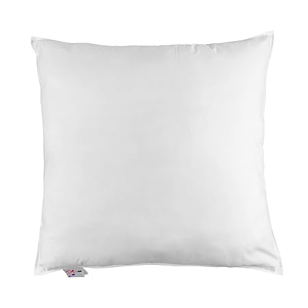 Homescapes Goose Down Euro Continental Square Pillow 80cm X 80cm