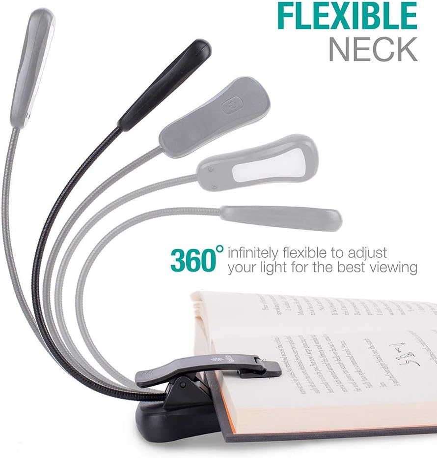 Vekkia Amber Rechargeable 7 Led Eye-Care Book Light,Blue Light Blocking Reading Light,3 Levels,1600K for Strain-Free, Healthy Eyes.Up to 70 Hours Reading.Perfect Gift for Bookworms.: Home Improvement