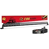 Firehawk LED Light Bar 42 Inch 90,000LM, 2026 New Japanese L-A-B Chips, Spot Flood Combo Beam, Driving Off Road Fog Work for Truck Pickup ATV UTV SUV Cart IP68 Waterproof with 12V Wiring Harness kit