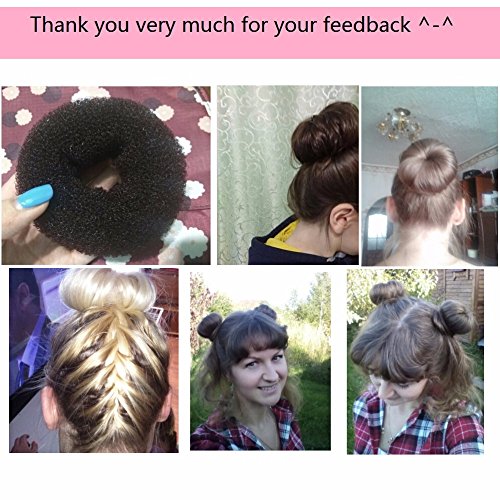 Blue Stones Fashion Women Magic Shaper Donut Hair Ring Bun haar Accessories Lady Styling Tool Hair Accessories