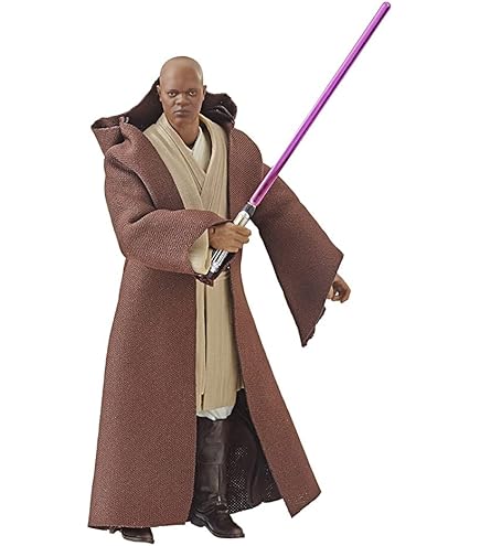 Amazon.com: Hasbro - Figurine Star Wars - Mace Windu Black