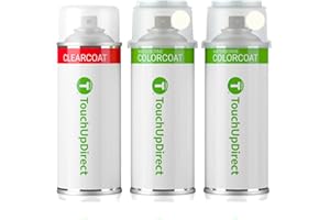 TouchUpDirect 070 Blizzard Pearl Tricoat Compatible with Toyota Exact Match Touch Up Paint Aerosol - Essential Kit