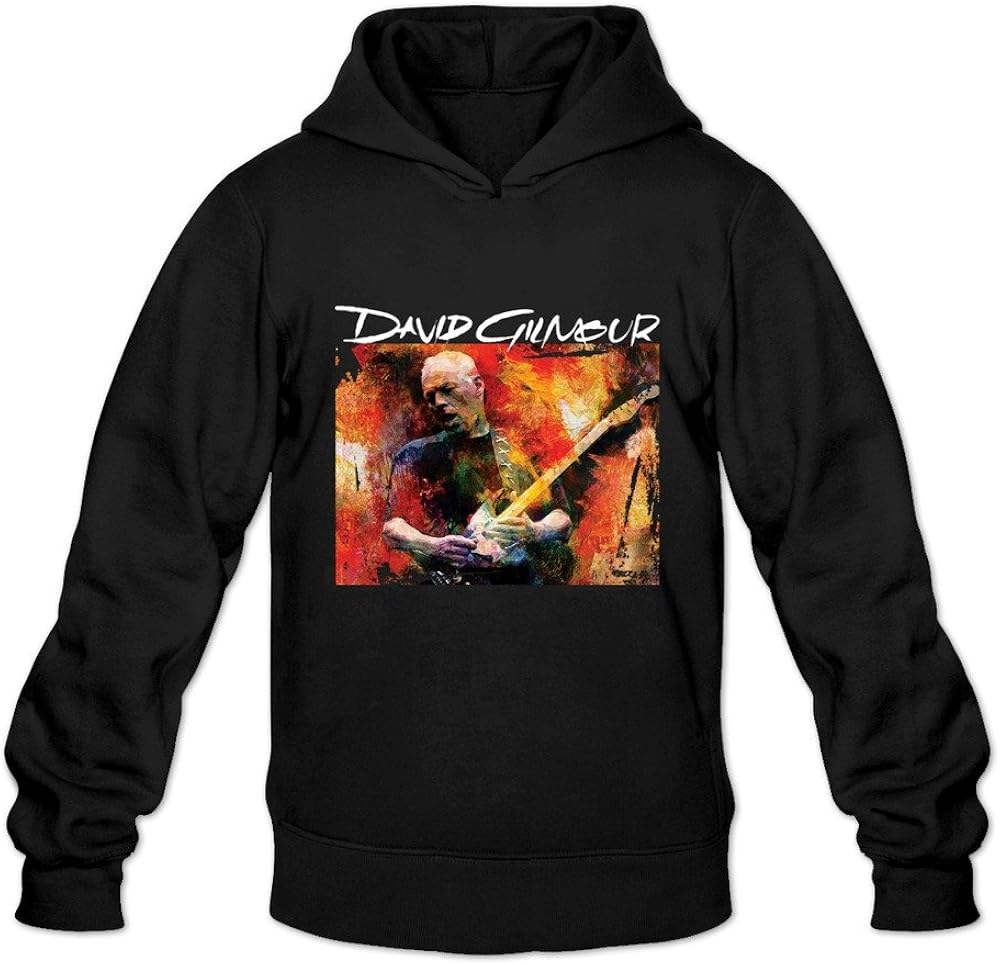 Men's David Gilmour Live Tour 2016 Hooded Sweatshirt Black