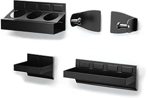 Mayouko Magnetic Toolbox Shelf, Tray and Holder, 4-Piece Magnetic Toolbox Tray Set Tool Box Cabinet Side Shelf Storage, Workshop