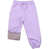JAN & JUL Waterproof Fleece Lined Snow and Rain Pants for Toddlers and Kids