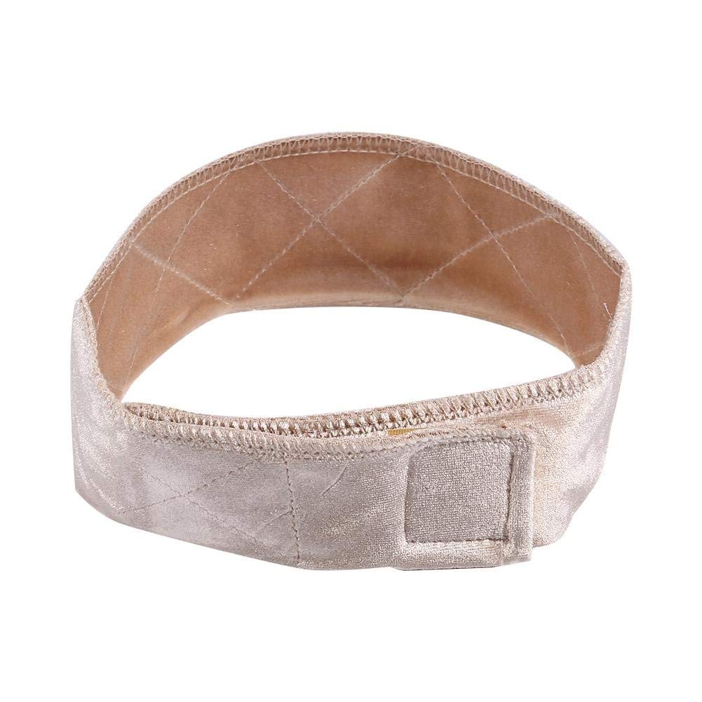 Uxsiya Velvet Wig Grip Headband Adjustable Wig Hair Band Thin Elastic Non Slip Wig Headband Hat Scarf Grip Band(Beige)