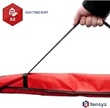 TENSYS Telescopic Height Measuring Stick 5m Folding Steel Pole with Carry Bag view 6