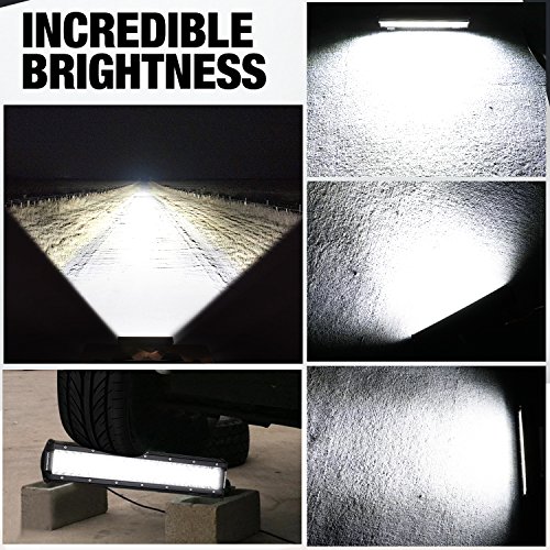image for LED Light Bar 15 Inch, OFFROADTOWN 224W Quad Row LED Driving Light Spo