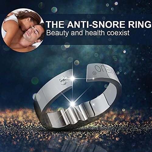 Poapp Anti Snore Ring - Acupressure Apnea Sleeping Aid, Stop Snoring Against Insomnia -Personal Health Care for Your Soulmate
