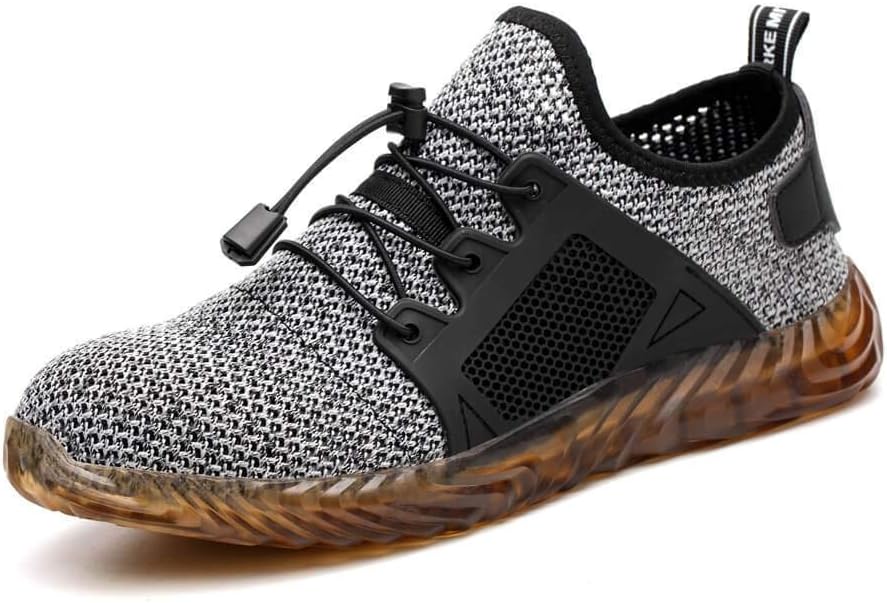 military grade steel toe air mesh breathable safety shoes