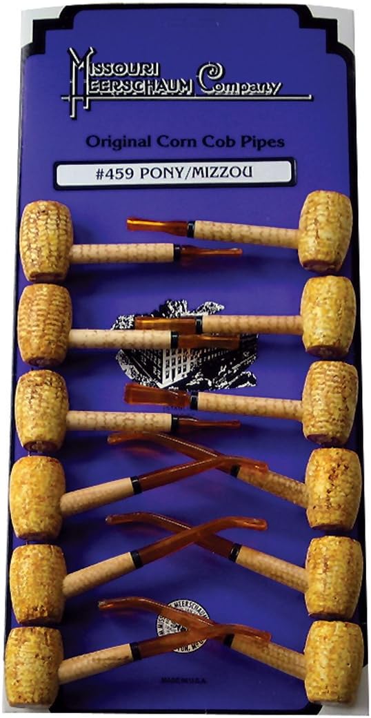 The Big Easy Pipe Accessories Pony/Mizzou Mix Corn Cob Pipes-P106