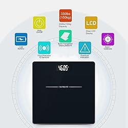 NUTRI FIT Digital Bathroom Scale for Body Weight