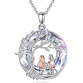 KZX Sisters Necklace 925 Sterling Silver Friendship Necklace to My Sister Jewelry Gift for Women Friend