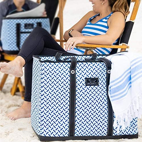 SCOUT 4 Boys Bag, Extra Large Beach Bag with Zipper, Pockets, and Comfort Grip Handles, Lightweight, Water-Resistant Utility Tote Bag in Fleetwood Black Pattern (Multiple Patterns Available) 4 SCOUT 4 Boys Bag, Extra Large Beach Bag with Zipper, Pockets, and Comfort Grip Handles, Lightweight, Water-Resistant Utility Tote Bag in Fleetwood Black Pattern (Multiple Patterns Available)