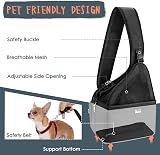 Eyein Pet Puppy Sling Carrier Up to 6 lbs, Hands Free Cat Dog Papoose view 2