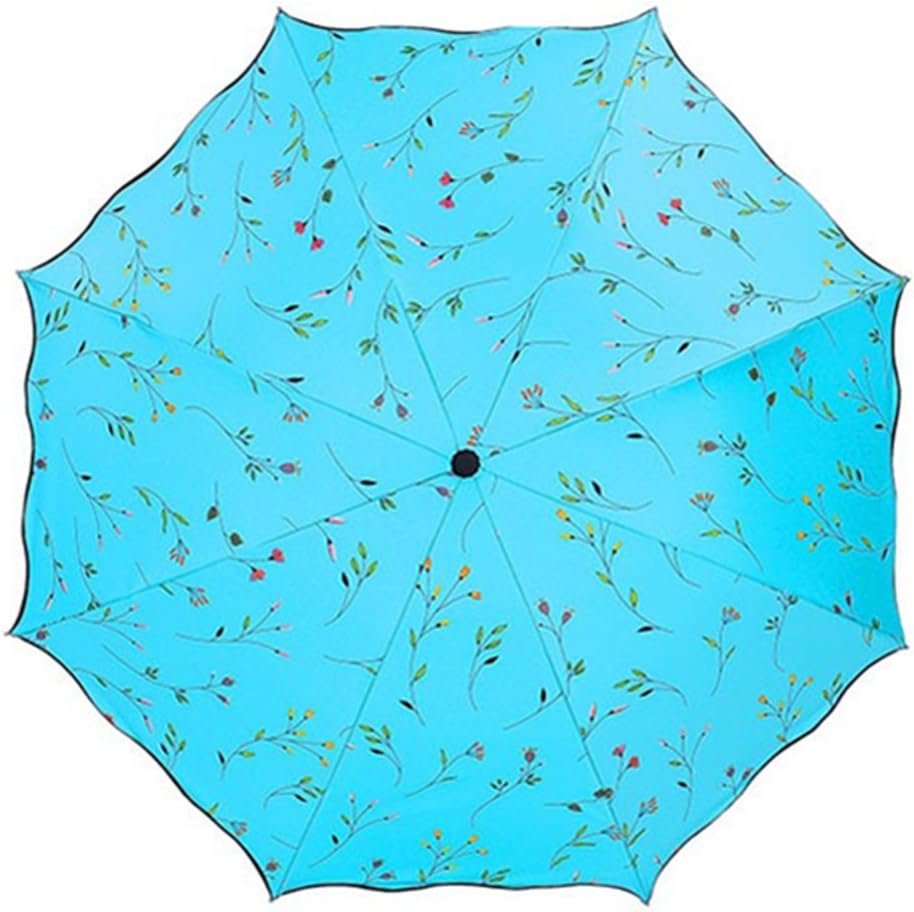 Maibar Sonnenschirm Regenschirme Damen Triple Folding Sommer Sun Beweis