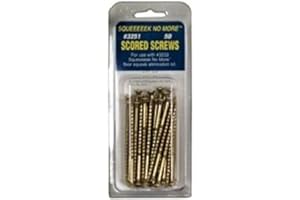 O BERRY ENTERPRISES,, INC Squeeeeek No More No. 8 x 3 in. L Square Bugle Head Zinc Plated Steel Scored Screws 50 pk