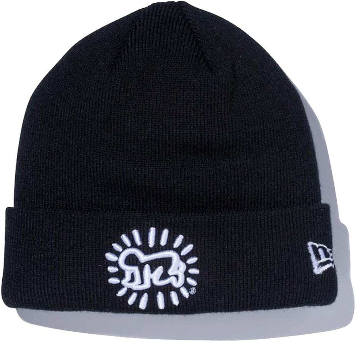 Amazon ニューエラ New Era ニューエラ New Era カフ ニット帽 ミディアム キース ヘリング ラディアン ベイビー ブラック 黒 ブラック Free 幅 約cm 深さ 約18 5cm 折返 約6cm ニット 通販