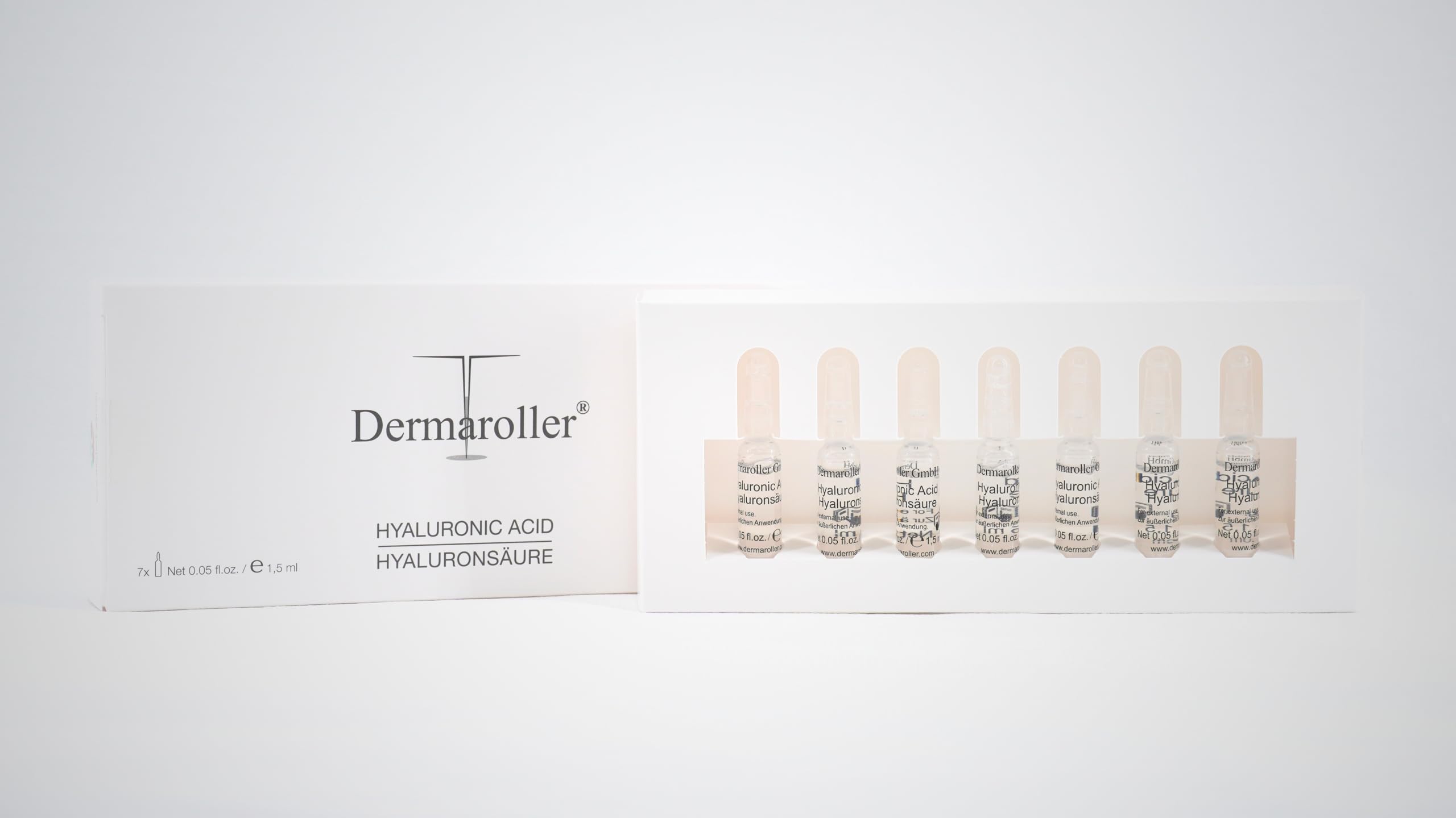 Dermaroller® - The Original - New Natural Line - Hyaluronic Ampoules (Pack of 7)